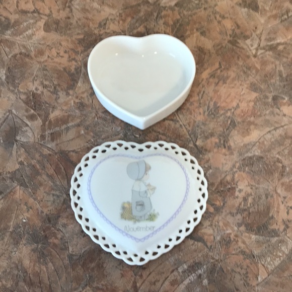 Precious Moments Collection vintage 1988 November treasure heart - Picture 8 of 10